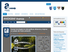 Tablet Screenshot of anidigrafavanza.com